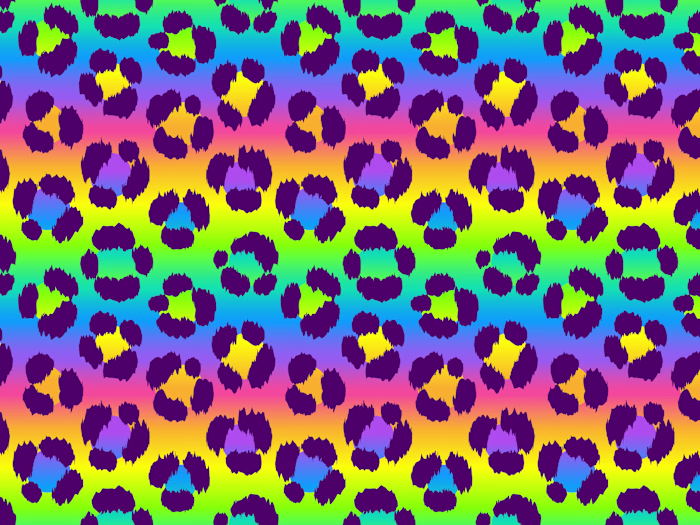 Envato: Rainbow Cheetah Pattern
