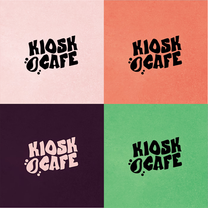 Kiosk Cafe branding