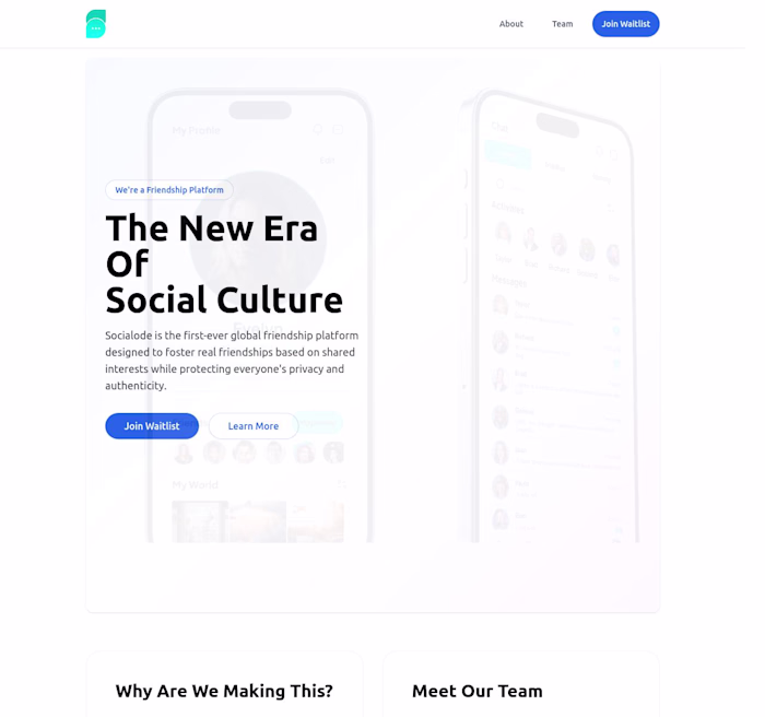 Socialode.com | Bolt.new Redesign
