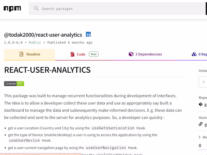 React-user-analytics