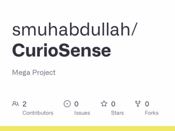 CurioSense - Mega Project - Amal Academy