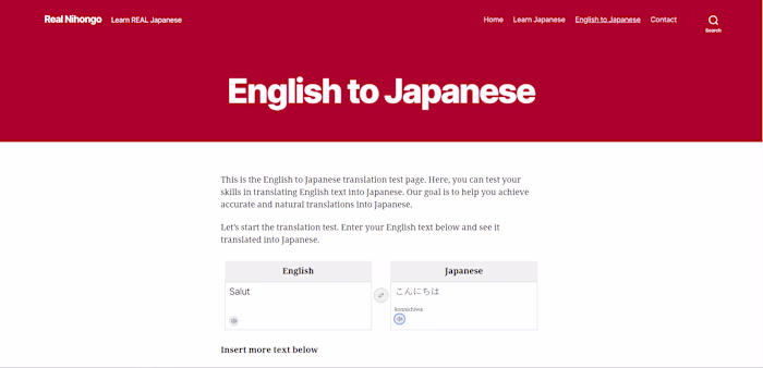 Real Nihongo - Translation Plugin