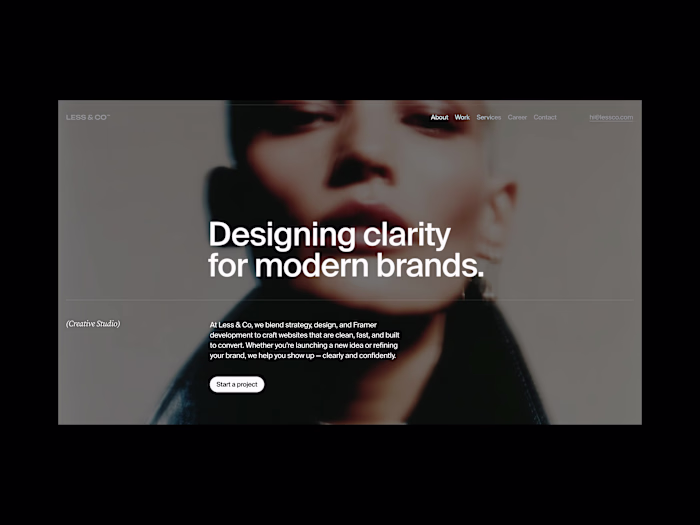 Undone – A Minimal Framer Template for Creative Agencies