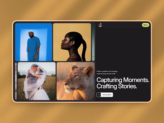 Lens - A photographer Portfolio