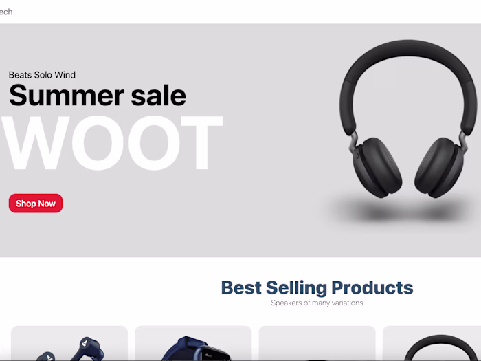 Play Tech E-Comm Website