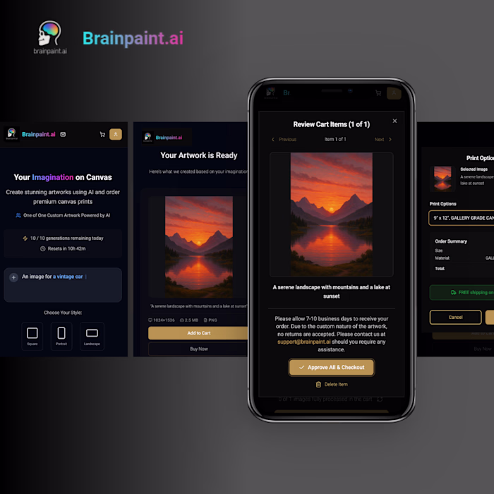 Brainpaint: From Imagination to Canvas