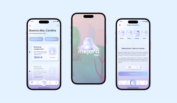 Mejora App Design & Branding