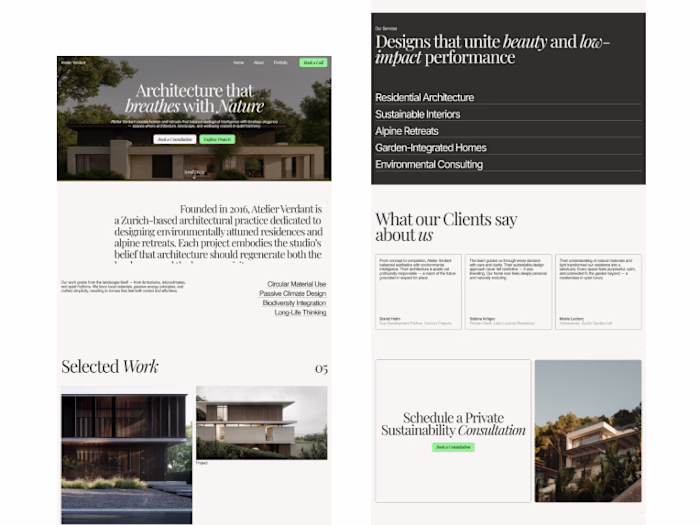 Atelier Verdant — Designing with Nature in Mind