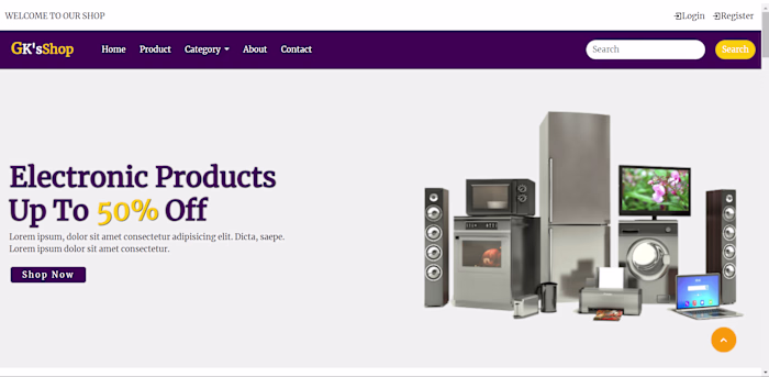 E-commerce Electronic Store