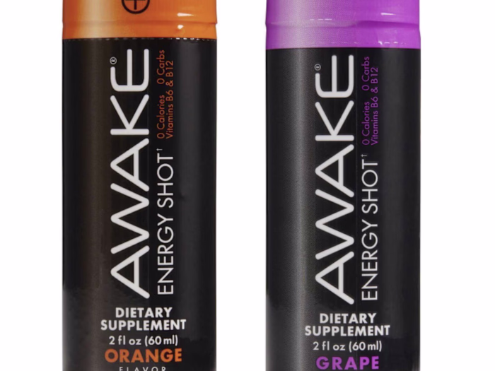 Awake Energy Shot Package Design