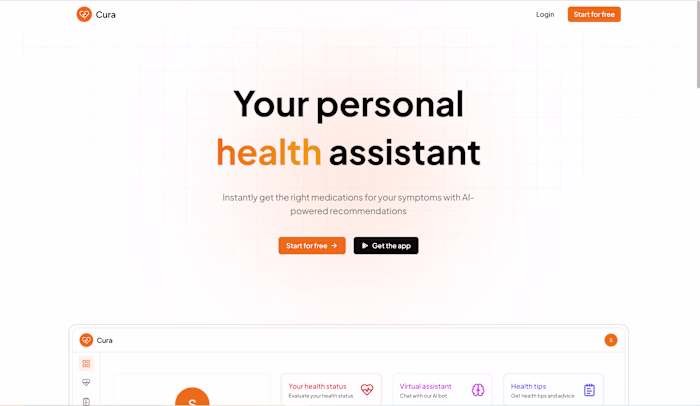 Cura AI SAAS Template