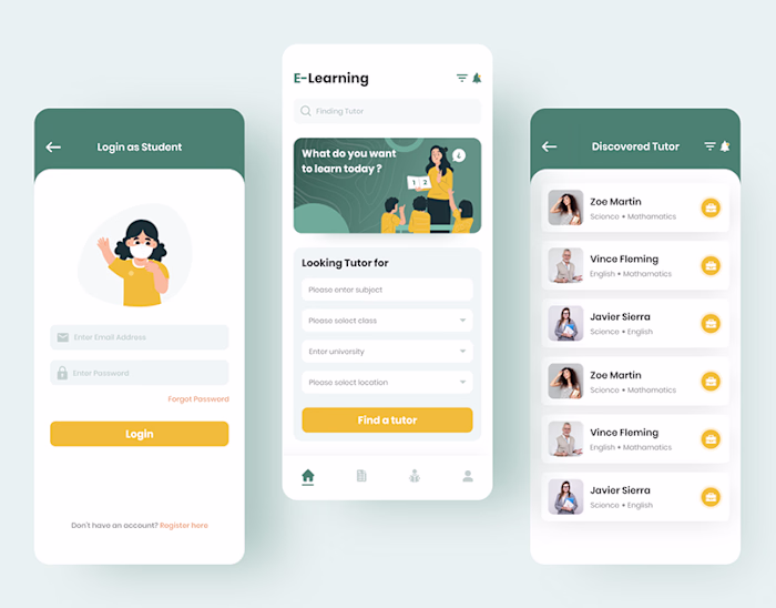 Education App_UI/UX :: Behance