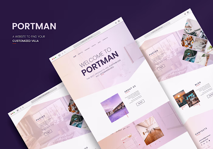 Minimalistic Website Design