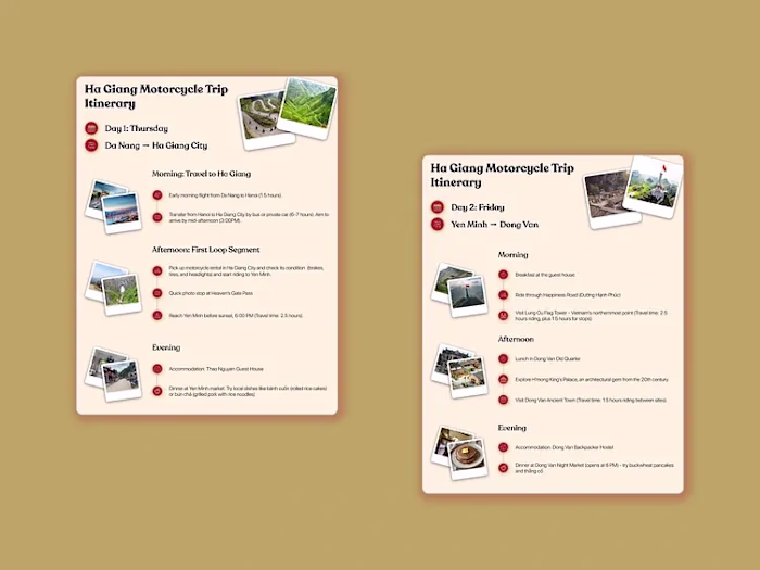 Lead Magnet for Nomadius - Ha Giang Loop Travel Itinerary