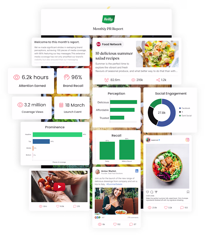 Visual PR Report Design for Releasd