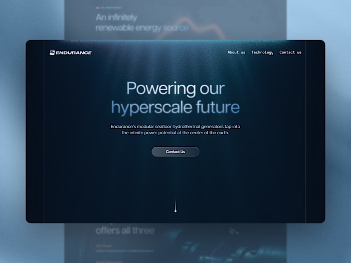Framer Design for Endurance Energy