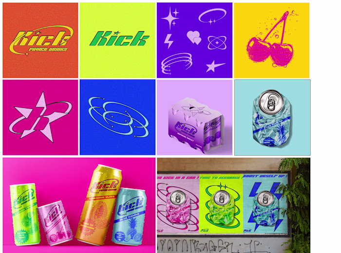 Energy Drinks Branding and Ads