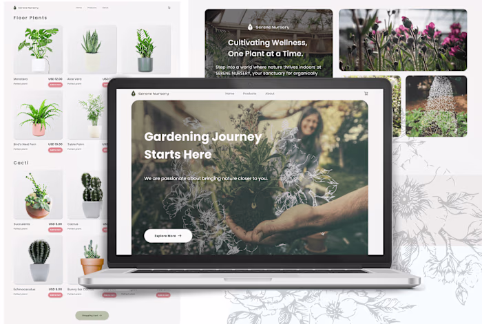 Nursery Web App Design & Development