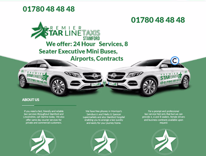 Starline.taxi SEO + Website Revamped