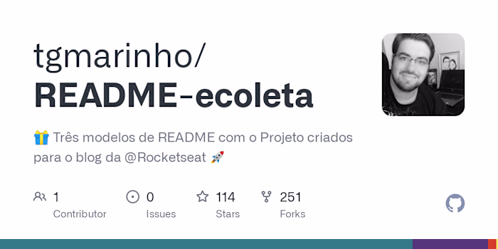 🎁 Três modelos de README - PT/Br and En