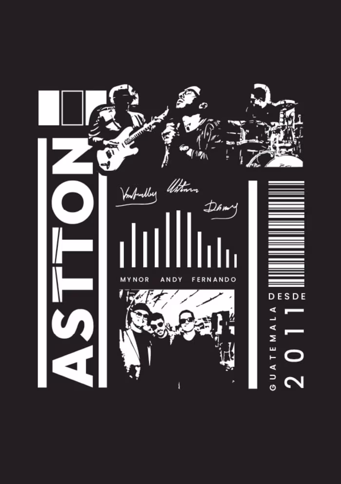 T-Shirt desing for a band