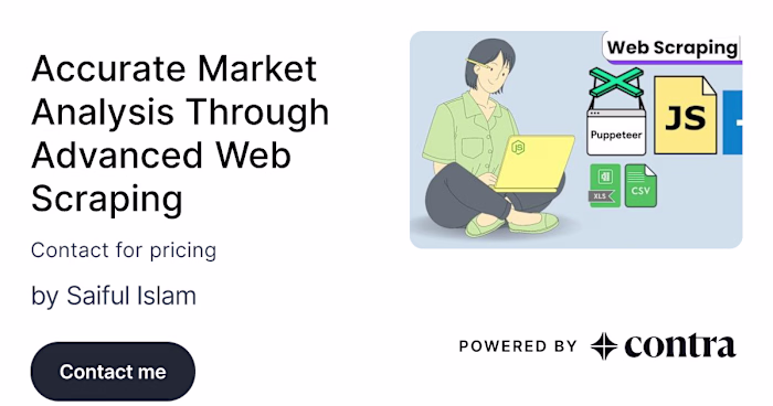 Accurate Market Analysis Through Advanced Web Scraping