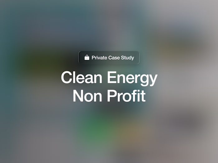 Clean Energy Nonprofit: Website to Drive Research, & Membership
