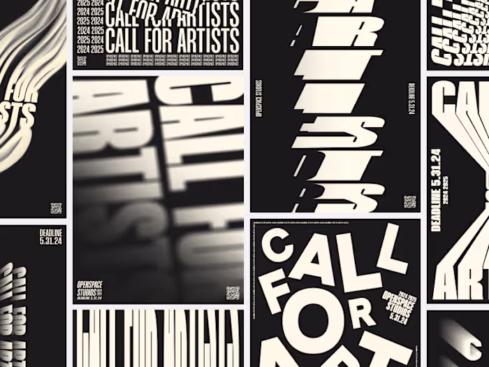 Call For Artists Poster Campaign (Brand & Print Design)
