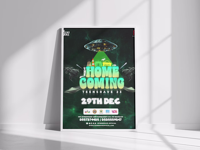 Teens Rave - Flyer Design