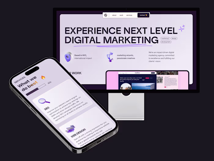 Agency site redesign