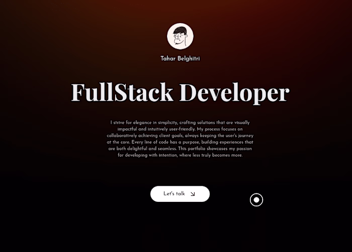 Full-Stack Web Developer Portfolio