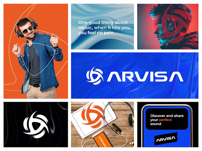 Music App Logo Design And Branding | Graphic Design