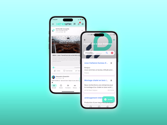 HeyaLink: Mobile App for Construction Professionals