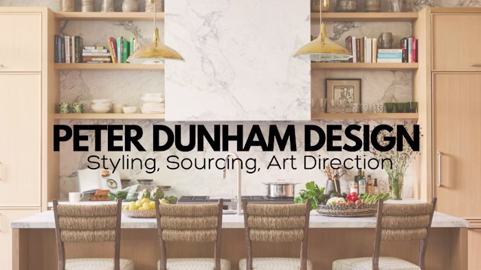 Styling, Sourcing & Art Direction for Peter Dunham Design