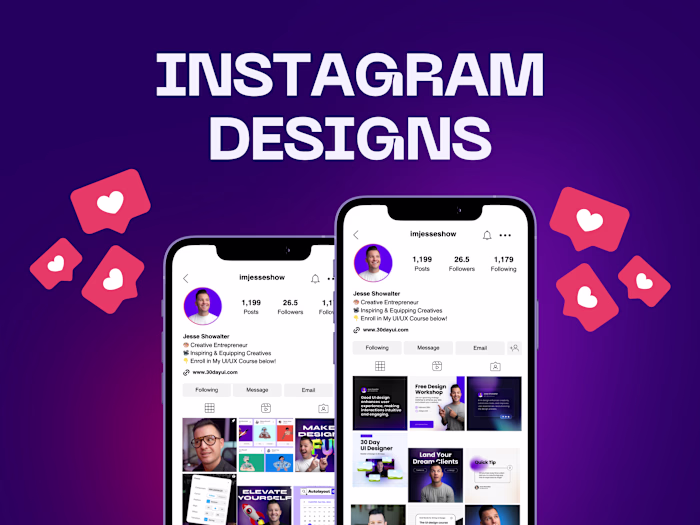 Instagram Design Makeover
