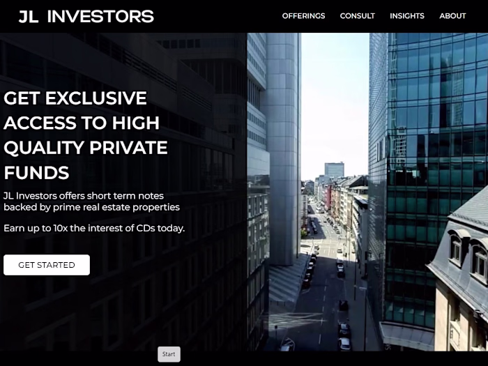 JLInvestors.com  wix website