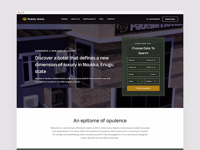 Boutique Hotel Booking System Revamp