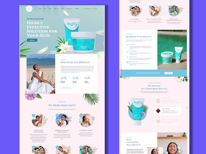 Brighty - Ecommerce Website