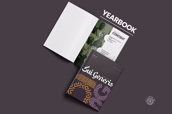 SUI GENERIS '26 YEARBOOK MAGAZINE PRINT 