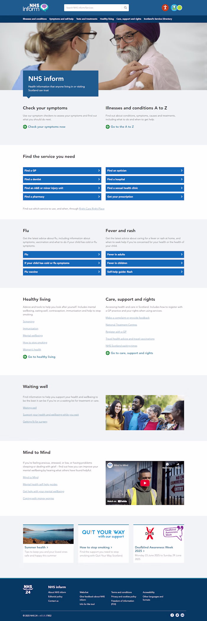 Development of NHS Inform Health Information Platform