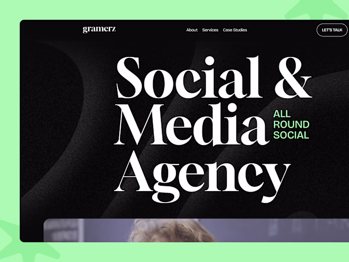 Gramerz: Social Media Marketing Framer Website