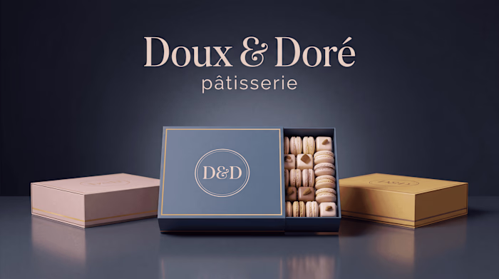 Doux & Doré Patisserie Brand Identity Transformation