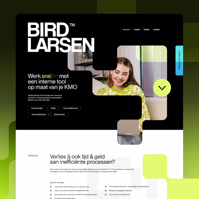 Bird Larsen // Custom low-code app studio