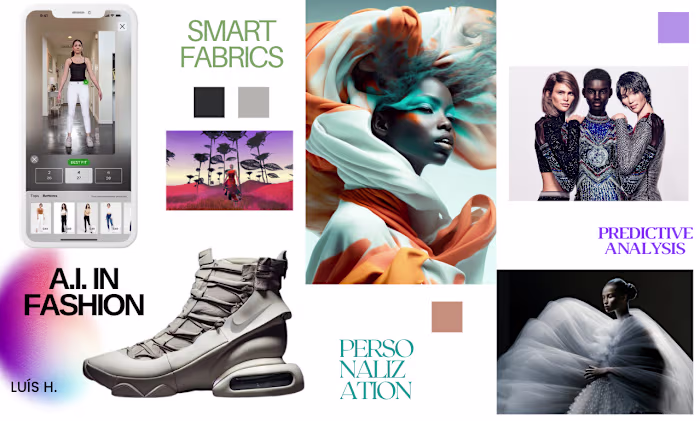 A.I. in Fashion Moodboard