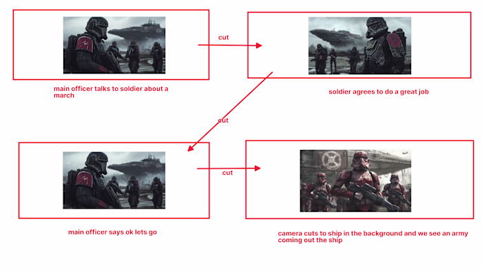 from storyboard to finished visual