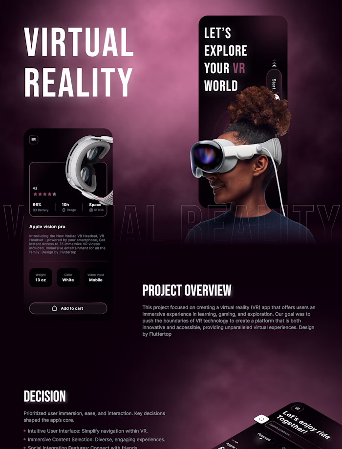 VR App design casestudy 