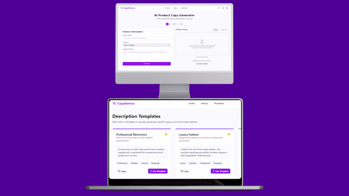 CopyGenius - Copy Generating Tool