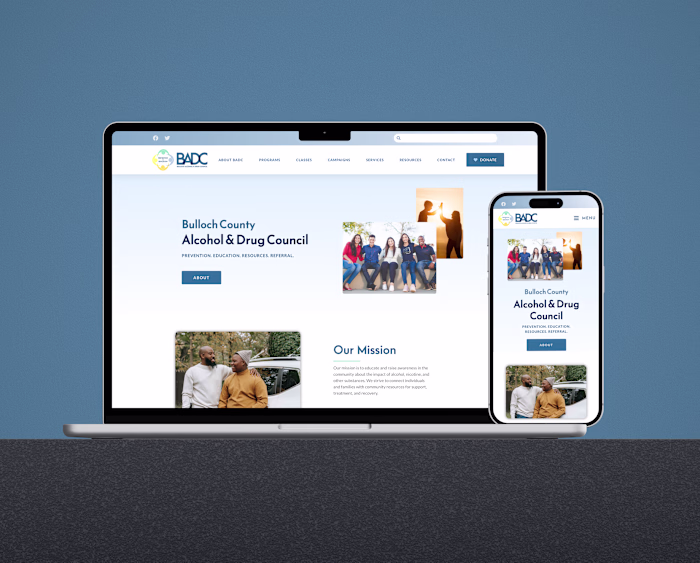Website Design & Development: Bulloch Alcohol & Drug Council