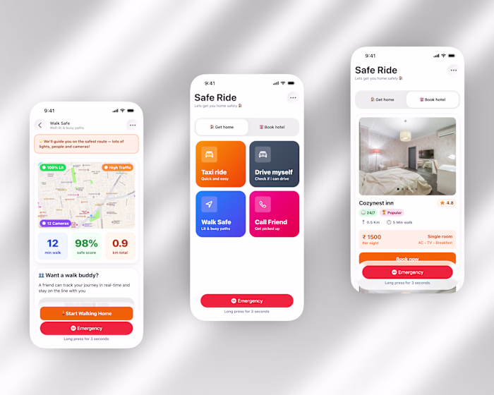 Late-Night Navigation App Design