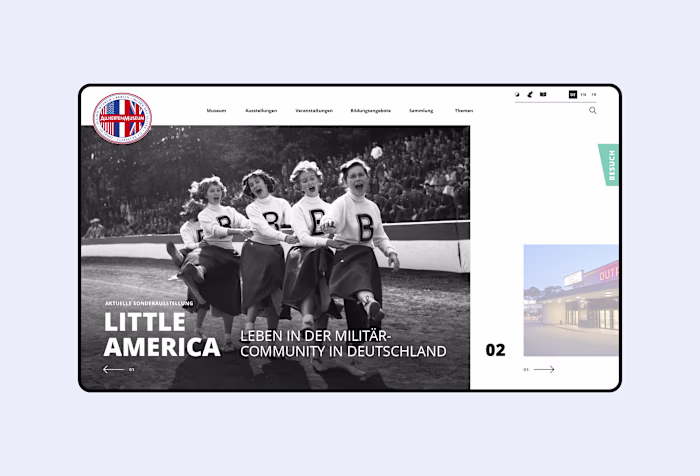 UI design – Museum